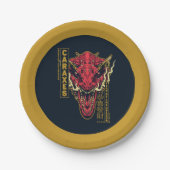 Caraxes Head Year of the Dragon | 恭 喜 發 財 Pappteller (Vorderseite)