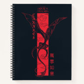 Caraxes in Flight Banner Chinesisch Neujahr | 萬 事 Notizblock (Vorderseite)