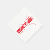 Caraxes in Flight Banner Chinesisch Neujahr | 萬 事 Serviette (Ecke)