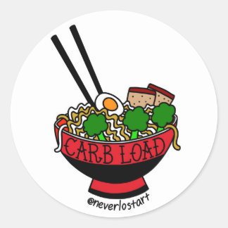 Carb Load Ramen Sticker