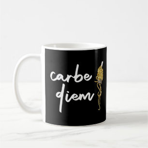 Carbe Diem Carb Pun Nuodles Zitat Meme Kaffeetasse