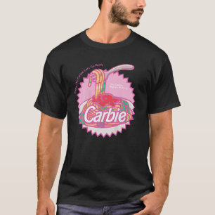 Carbie I Liebe Carbon Brot Pasta Pizza Retro Pink T-Shirt