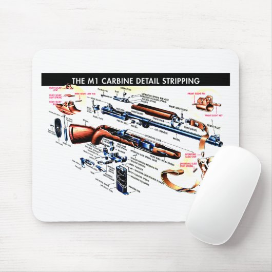 Carbine M1 abgestreift Mousepad (Mit Mouse)
