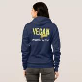Carbivore veganer Hoodie (Schwarz voll)