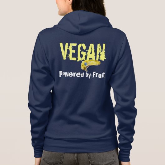Carbivore veganer Hoodie (Rückseite)