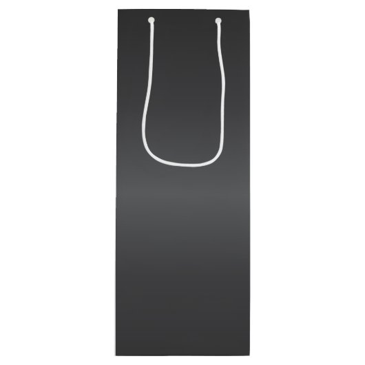 Carbon Black Bells Geschenktüte Für Weinflaschen (Vorderseite)
