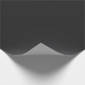 Carbon Black Geschenkpapier (Ecke)