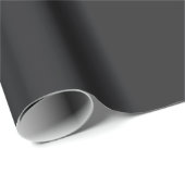 Carbon Black Geschenkpapier (Rolleneckpunkt)