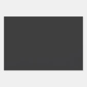 Carbon Black Geschenkpapier Set (Vorderseite 2)