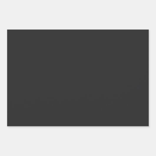 Carbon Black Geschenkpapier Set (Vorderseite 2)