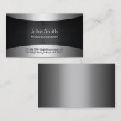 Carbon Black Investigator Business Card Visitenkarte (Vorne/Hinten)