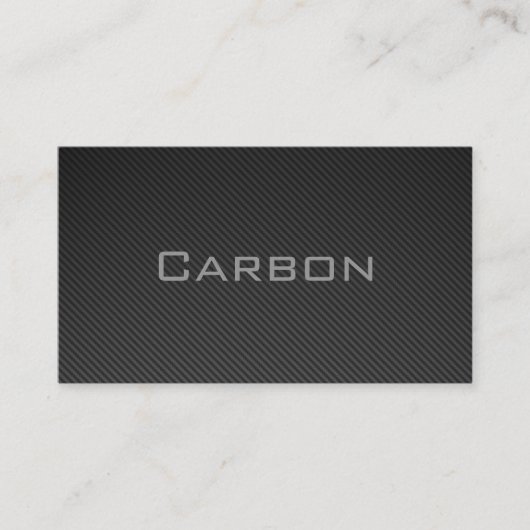 Carbon Business Card Visitenkarte (Vorderseite)