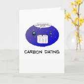 Carbon Dating Karte (Gelbe Blume)