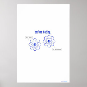 carbon dating (poster) poster