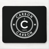 Carbon Element Black Mouse Pad Mousepad (Vorne)