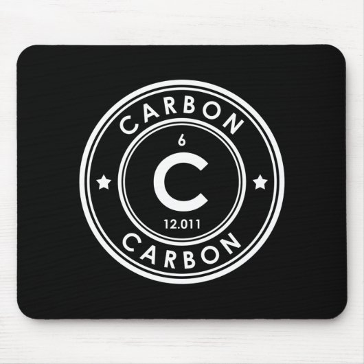 Carbon Element Black Mouse Pad Mousepad (Vorne)