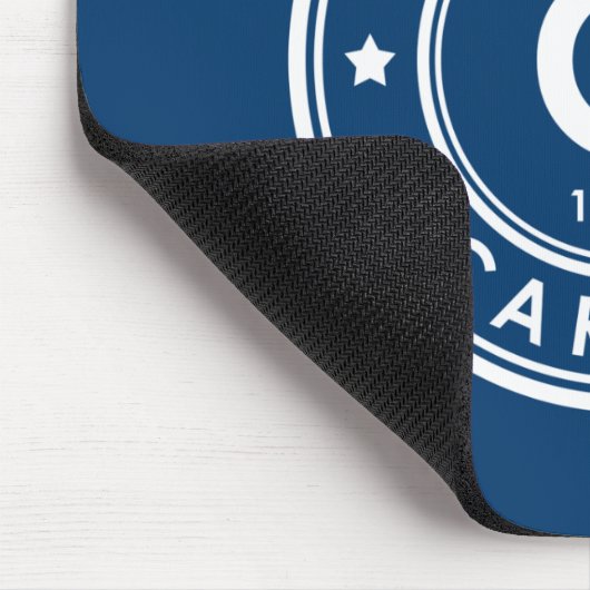 Carbon Element Blue Mouse Pad Mousepad (Ecke)