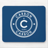 Carbon Element Blue Mouse Pad Mousepad (Vorne)