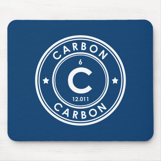 Carbon Element Blue Mouse Pad Mousepad (Vorne)
