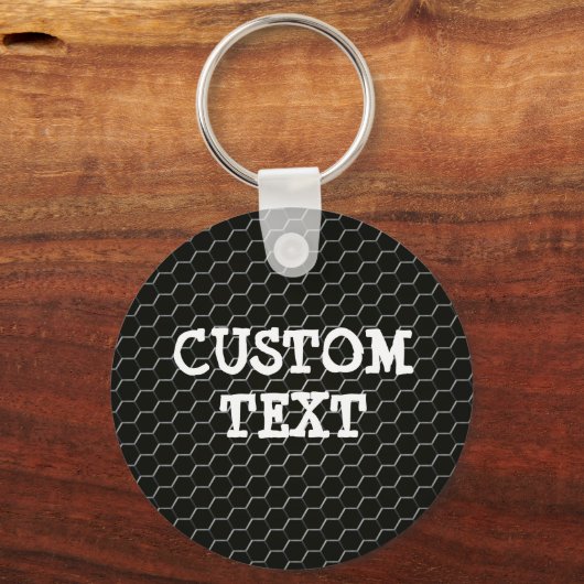 Carbon-faserverstärktes Polymer Schlüsselanhänger (Vorderseite)