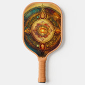 Carbon Fiber Pickleball Paddle vs Graphit - welche (Rückseite)