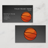 Carbon Fiber sieht Basketball aus Visitenkarte (Vorne/Hinten)