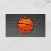 Carbon Fiber sieht Basketball aus Visitenkarte (Rückseite)