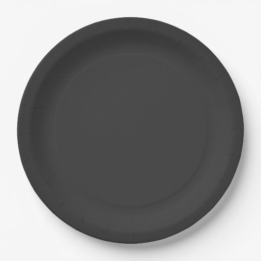 Carbon Fiber Style 01 Pappteller (Vorderseite)