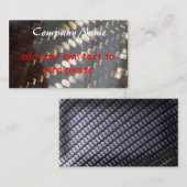 carbon_fiber_weave, Firmennamen, addieren Ihre Visitenkarte (Vorne/Hinten)