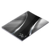 Carbon Fibre 3A-Notebook Notizblock (Linke Seite)