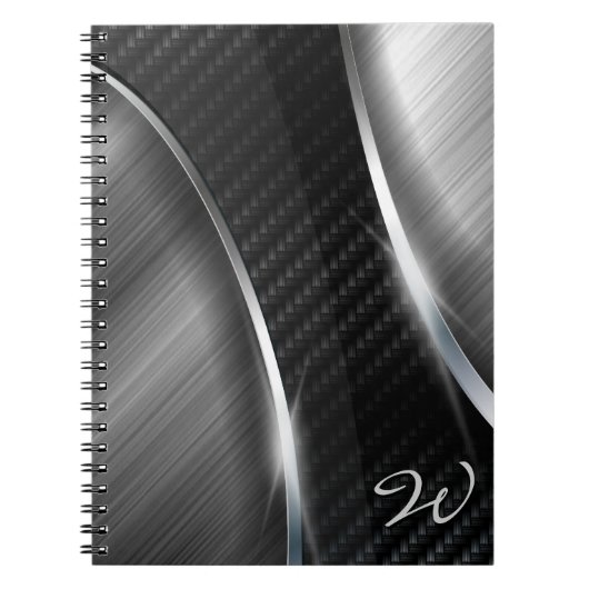 Carbon Fibre 3A-Notebook Notizblock (Vorderseite)