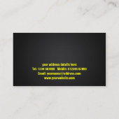 Carbon Fibre Effect Logo-Visitenkarte Visitenkarte (Rückseite)