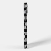 Carbon Fibre Racing Flag Wave Print Case-Mate iPhone Hülle (Rückseite / Rechts)