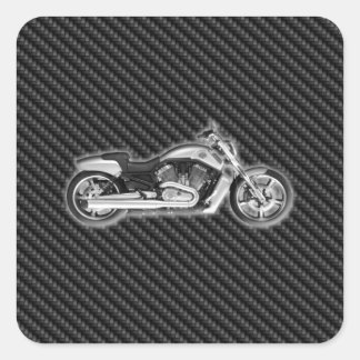 Carbon Harley Motorrad 3D Mode Zubehör Quadratischer Aufkleber