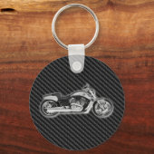 Carbon Harley Motorrad 3D Mode Zubehör Schlüsselanhänger (Vorderseite)