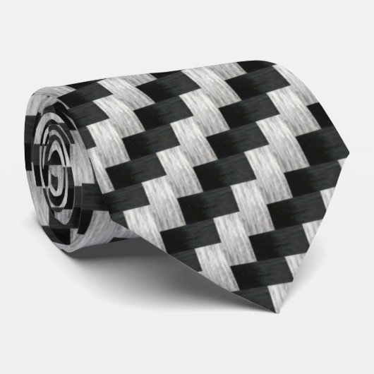Carbon Krawatte (Gerollt)