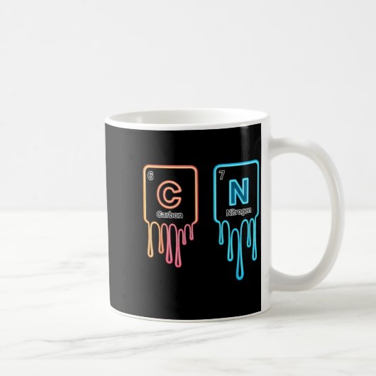 Carbon Nitrogen Science Design Fun Chemistry Lover Kaffeetasse (Rechts)