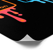 Carbon Nitrogen Science Design Fun Chemistry Lover Poster (Ecke)