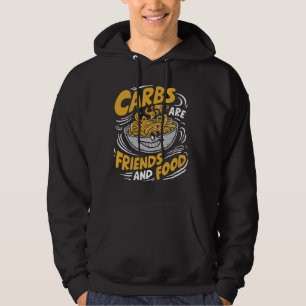 Carbon sind Friends and Food Pasta Party Hoodie