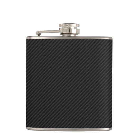 Carbon Style 03 Flachmann (Vorderseite)
