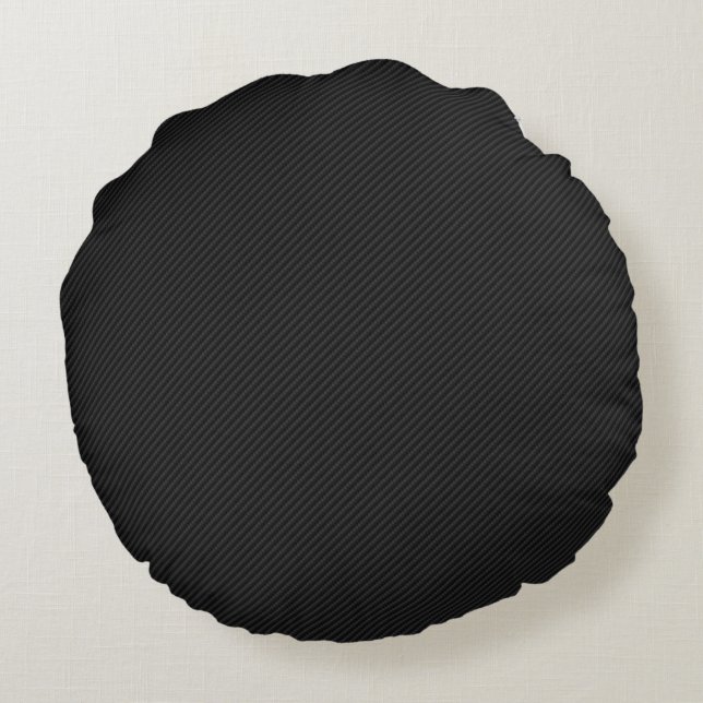 Carbon Style 03 Rundes Kissen (Rückseite)