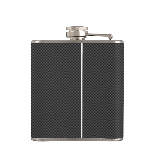 Carbon Style 04 Flachmann (Rückseite)