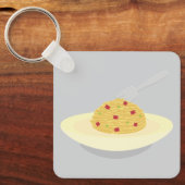 Carbonara_Illustration Schlüsselanhänger (Vorderseite)
