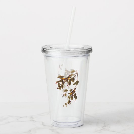 Carbonated Warbler Audubon Bird Acryltrinkbecher (Rückseite)