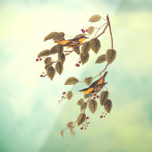 Carbonated Warbler Audubon Bird Fensteraufkleber (Blatt 3)