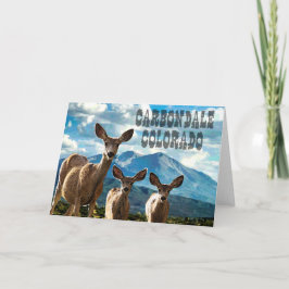 Carbondale, Colorado-Anmerkungs-Karte Karte