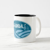 Carbondale Colorado Außenbereich Zweifarbige Tasse (VorderseiteRechts)