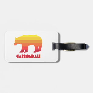 Carbondale Colorado Rainbow Bär Gepäckanhänger
