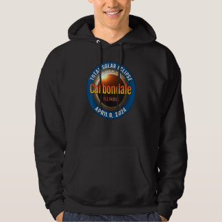 Carbondale Illinois IL Totale Sonnenfinsternis 202 Hoodie