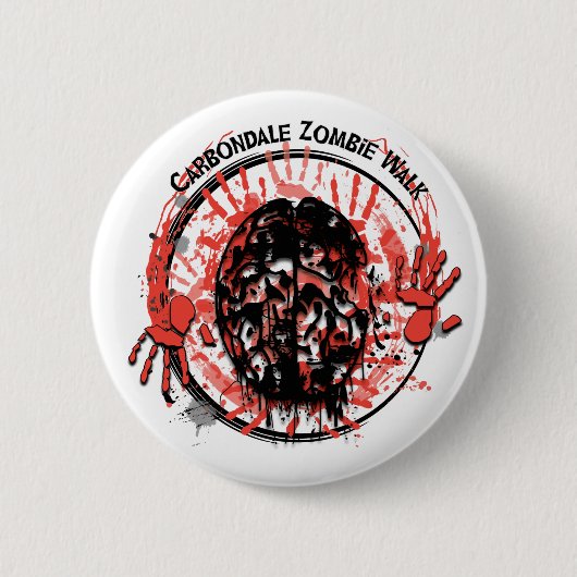 Carbondale Zombie-Wegknopf Button (Vorderseite)